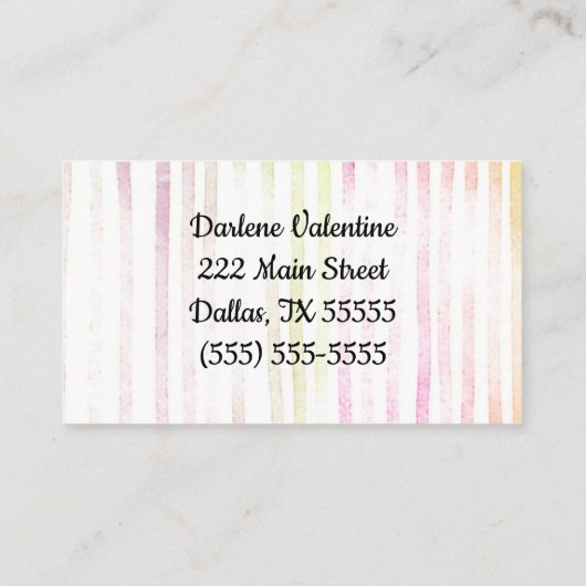 ゴージャスな名刺 名刺 (裏面)