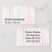 ゴージャスな名刺 名刺 (正面/裏面)