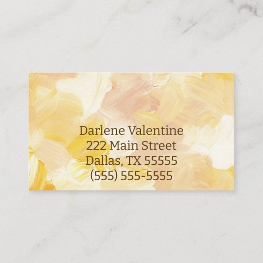 ゴージャスな名刺 名刺 (裏面)