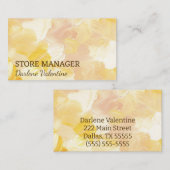 ゴージャスな名刺 名刺 (正面/裏面)