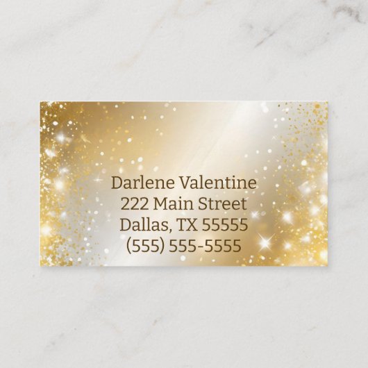 ゴージャスな名刺 名刺 (裏面)