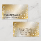 ゴージャスな名刺 名刺 (正面/裏面)