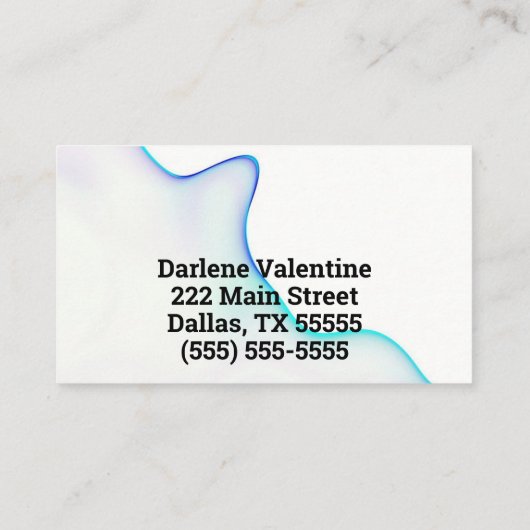 ゴージャスな名刺 名刺 (裏面)