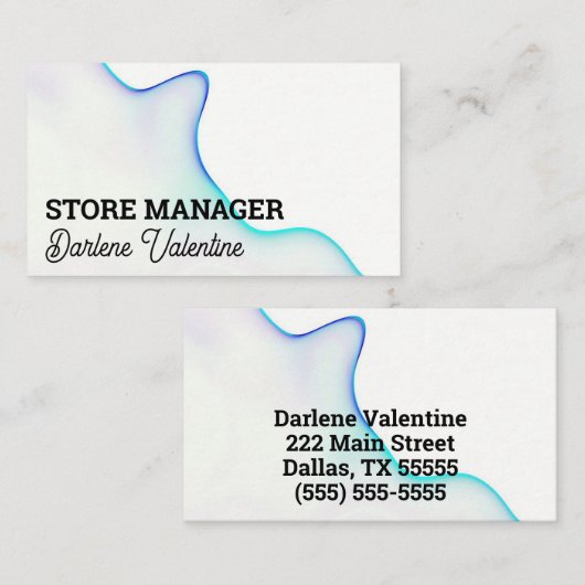 ゴージャスな名刺 名刺 (正面/裏面)