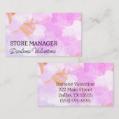 ゴージャスな名刺 名刺 (正面/裏面)