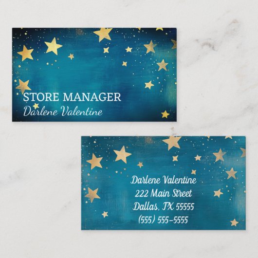 ゴージャスな名刺 名刺 (正面/裏面)