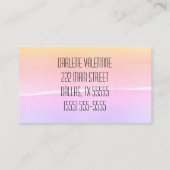 ゴージャスな名刺 名刺 (裏面)