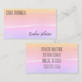 ゴージャスな名刺 名刺 (正面/裏面)