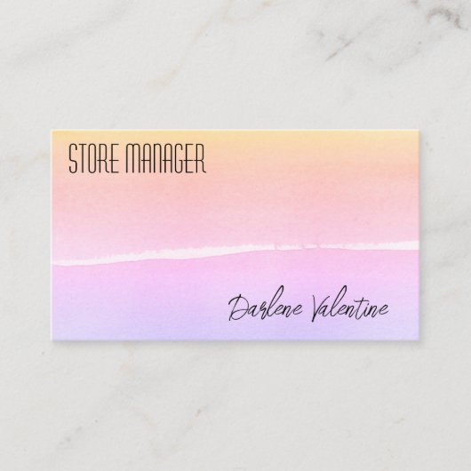 ゴージャスな名刺 名刺 (正面)