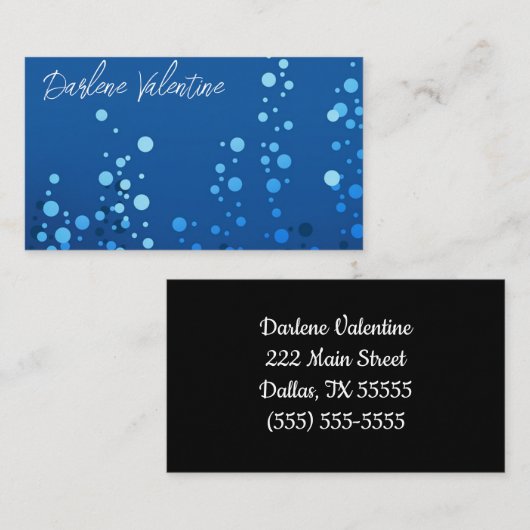 ゴージャスな名刺 名刺 (正面/裏面)