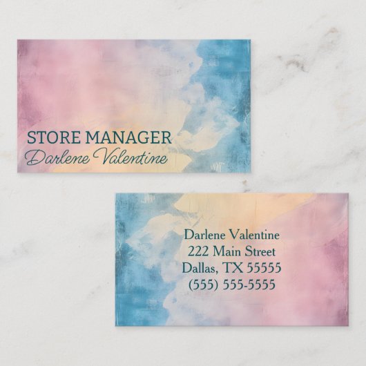 ゴージャスな名刺 名刺 (正面/裏面)