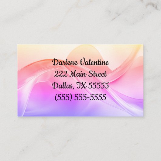 ゴージャスな名刺 名刺 (裏面)