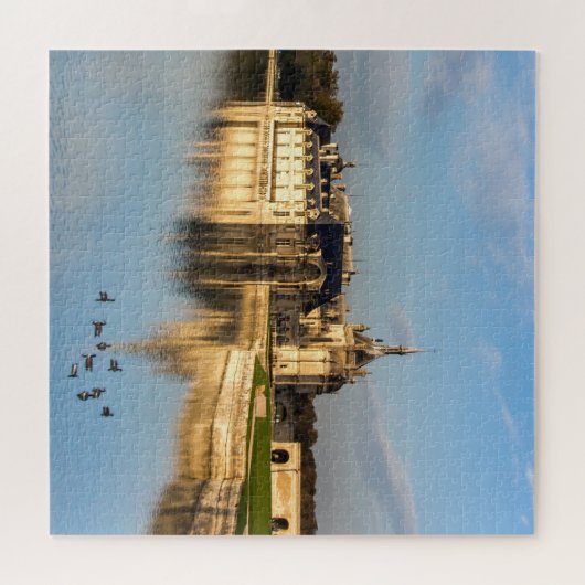 ゴージャスな城ジグソーパズルシャトーデシャンティリー ジグソーパズル (横)