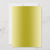 ゴージャスな宝石とリボンのデザイン 50周年結婚記念日 招待状 (裏面)