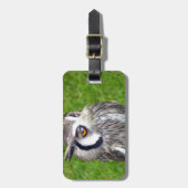 ゴージャスな小さなフクロウ ラゲッジタグ (正面縦)