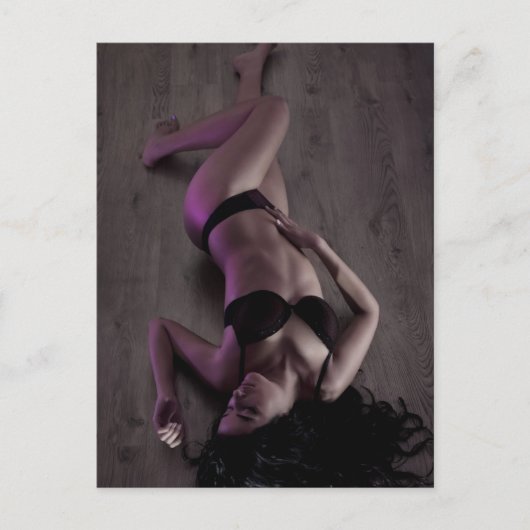 ゴージャスな少女 ポストカード (正面)