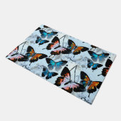 ゴージャスな幻想的な領域モルホアクアバタフライ ドアマット (アングル)