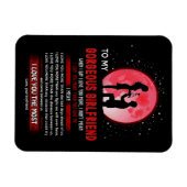 ゴージャスな彼女 |ゴージャスなガールフレンドへ マグネット (横)