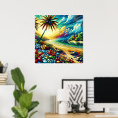 ゴージャスな愛アート |沿岸美しい ポスター (ホームオフィス)