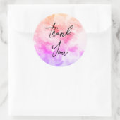 ゴージャスな感謝してい金ゴールドステッカー ラウンドシール (バッグ)