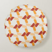 ゴージャスな抽象芸術フローラ円枕 ラウンドクッション (正面)