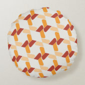 ゴージャスな抽象芸術フローラ円枕 ラウンドクッション (裏面)