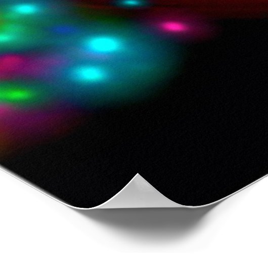 ゴージャスな抽象芸術ポスター ポスター (角)