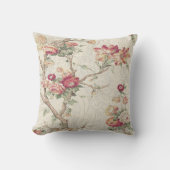 ゴージャスな旧世界アンティークフローラテクスチフェイクャ クッション (正面)