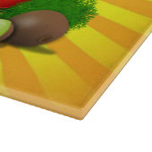 ゴージャスな果物の野菜と太陽 カッティングボード (角)