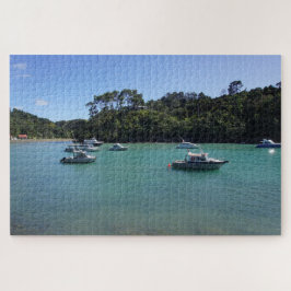 ゴージャスな河口のヘッドランドボート係留 ジグソーパズル