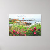 ゴージャスな海岸線の庭園海オグンキット、私 キャンバスプリント (正面)