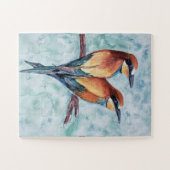 ゴージャスな熱帯鳥 ジグソーパズル (横)