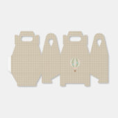 ゴージャスな熱気球ニュートラル赤ちゃんシャワー フェイバーボックス (折り畳みなし)