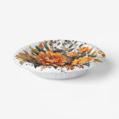 ゴージャスな秋フローラ ペーパーボウル (傾斜あり)