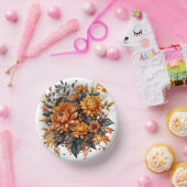 ゴージャスな秋フローラ ペーパーボウル (パーティー)