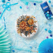 ゴージャスな秋フローラ ペーパーボウル (パーティー)