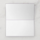 ゴージャスな紫結婚の花の座席表 プレイスカード (内部開封)