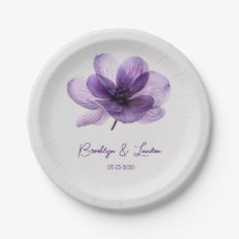 ゴージャスな紫結婚の花