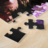 ゴージャスな紫陽花リラックスガーデン気にズ・セルフ ジグソーパズル (側面)