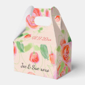 ゴージャスな結婚ゲスト用意箱 フェイバーボックス (正面サイド)