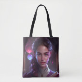 ゴージャスな緋色の神秘的な学生の肩トート トートバッグ (正面)