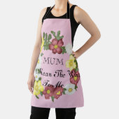 ゴージャスな編集可能ワイルドバラ エプロン (インサイチュ)