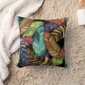 ゴージャスな羽 |ボースタイリッシュホ クッション (ブランケット)