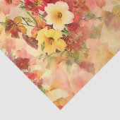 ゴージャスな花の配列ティッシュペーパー 薄葉紙 (詳細)