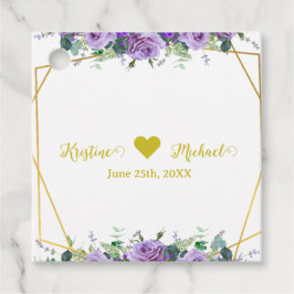 ゴージャスな薄紫とラベンダーブドウ園 フェイバータグ