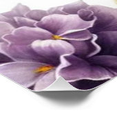 ゴージャスな薄紫ヴィネヤードブライダルシャワーウィズサイン ポスター (コーナー)