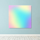 ゴージャスな虹のグラデーション キャンバスプリント (インサイチュ (ウッドフロア))