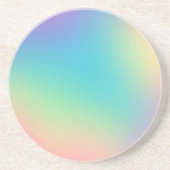 ゴージャスな虹のグラデーション コースター (正面)