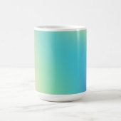 ゴージャスな虹のグラデーション コーヒーマグカップ (中央)