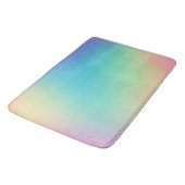 ゴージャスな虹のグラデーション バスマット (アングル)